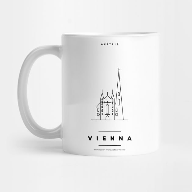 Vienna Minimal Black Line Design by kursatunsal